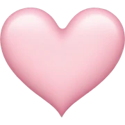 Pastel pink heart sticker
