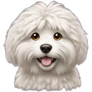 fluffy dog sticker