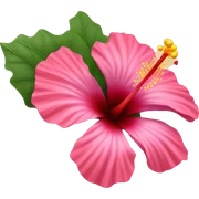 hibiscus flower sticker