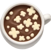 hot chocolate with flake sticker