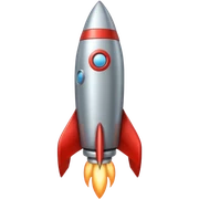 Rocket sticker