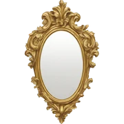 vintage rococo mirror sticker
