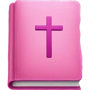pink bible  sticker