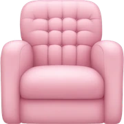 Soft pink chair sticker