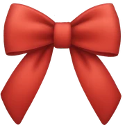 Red bow sticker