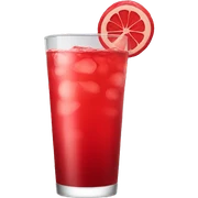 Red drink sticker