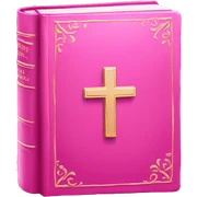 Pink bible  sticker