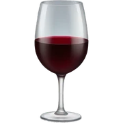 red wine sticker