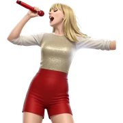 blonde girl singing passionately sticker