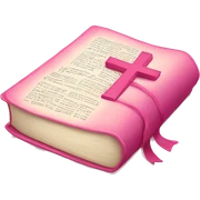 Pink bible sticker