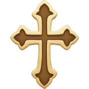 Catholic cross sticker