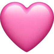 pink heart sticker