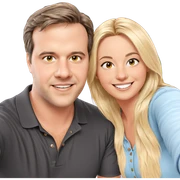 smiling selfie with friends sticker