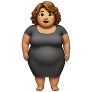 fat women sticker