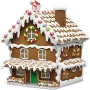 Gingerbreat house sticker