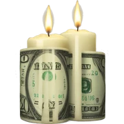 money chart candles sticker