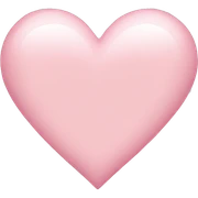 Light pink heart sticker