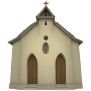 ronchamp chapel sticker