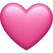 Pink heart sticker