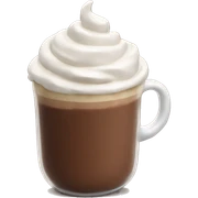 ihop hot chocolate with whipped cream  sticker