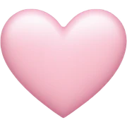 Light pink heart sticker
