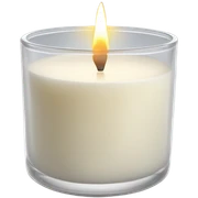 vanilla scented candle sticker