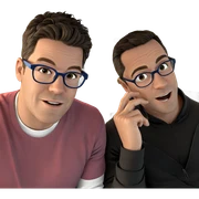 boys with glasses and aircraft sticker