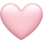 pastel pink heart sticker