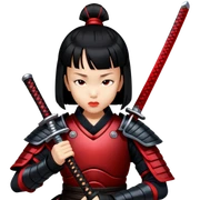Fierce Samurai sticker
