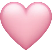 Light pink heart sticker