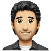 Ross geller from friends tv show sticker