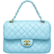 light blue chanel bag sticker