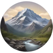 Mountain sticker