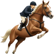 Horse jumping  sticker