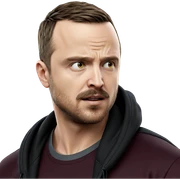 casual male portrait side view sticker