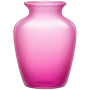 pink glass in vase form sticker