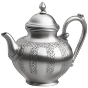 Arabic silver tea pot sticker