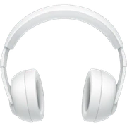White headphones  sticker