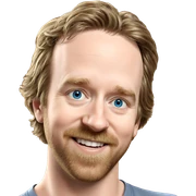 smiling boy with blue eyes sticker