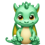 Drachen baby sticker