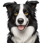 Border collie sticker