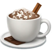 Winter cooki and hot chocolate  sticker