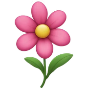 Flower sticker