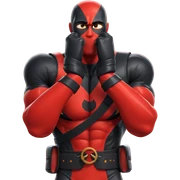 muscular boy in bodysuit sticker