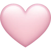light pink heart  sticker