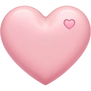 pastel pink heart  sticker