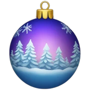 Christmas ball sticker