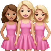 Girly girls  sticker