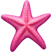 Pink starfish sticker