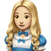 Alice in wonderland  sticker